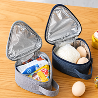 Mini Triangle Rice Ball Thermische lunchtas Draagbare buitensnack Geïsoleerde koeltas Voedselopbergtas