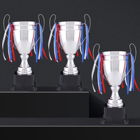 Nouveau design personnalisé de coupe trophée en métal pour le football, le tennis et le football, matériau en fer pour les souvenirs.