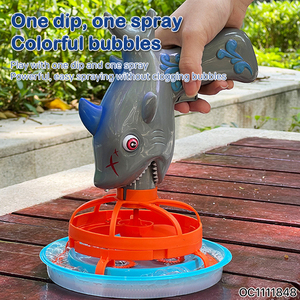 B/O Summer Electric Kids Pequeño tiburón Burbuja de agua Juguete para niños con luces - Product Image 5
