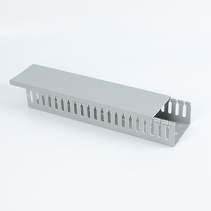 Goulotte de câblage en PVC blanc avec compartiments fermés / Canalisation de câblage - Product Image 2