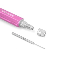 Outil d'extraction de bornes de type broche JRready JRDDS-V02M-10, adapté à diverses bornes à ressort simple ou à ressort interne de petite taille.