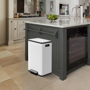 Thùng rác tái chế hình vuông dung tích lớn trong nhà có nắp đậy - Product Image 2