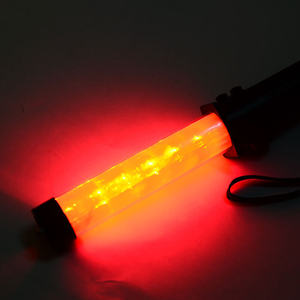 CITICITY Baguette de signalisation magnétique à LED rouge avec marteau de sécurité, bâton lumineux clignotant pour la circulation, multifonction - Product Image 6