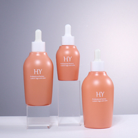 Flacon compte-gouttes en verre transparent vide pour sérum et crème visage, avec pipette, 120 ml, 100 ml, 40 ml, marque privée