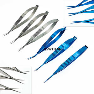 กรรไกรตัดกระจกตา castroviejo กรรไกรแคปซูลทำจากไทเทเนียม/สเตนเลสสตีลเครื่องมือผ่าตัดโรคตาขนาดเล็ก - Product Image 6