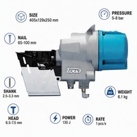 Cloueur à bobine TOUA CN100 PALF pour l'industrie lourde, corps en aluminium, accessoire dédié OEM, entièrement automatique, haute vitesse, pour la manutention de palettes