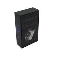 Boîte de papier personnalisée de haute qualité pour emballage de montre intelligente Logo en relief Emballage de produit électronique Doublure intérieure haut de gamme