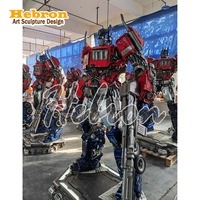 Stokta Reçine Film Karakteri Transformers Optimus Prime Koleksiyonluk Bumble Bee Fiberglas Heykeli