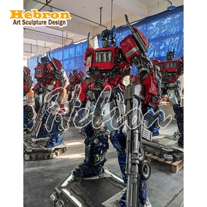 En stock : Sculpture en fibre de verre <span class=keywords><strong>Optimus</strong></span> Prime et Bumblebee, personnages de film <span class=keywords><strong>Transformers</strong></span>, en résine, à collectionner - Product Image 5