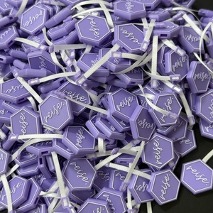 Không trả lại nếu loại bỏ quần áo tùy chỉnh an ninh may mặc con dấu nhựa <span class=keywords><strong>tag</strong></span> Đồng hồ đồ trang sức giày nhựa treo <span class=keywords><strong>tag</strong></span> - Product Image 4