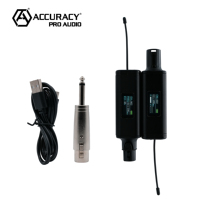 Sistema de Micrófono Inalámbrico de Alta Resolución con Transmisor y Receptor XLR Inalámbrico UHF-MTU013 de Accuracy Pro Audio