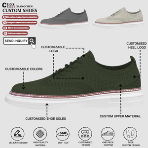 Chaussures de skate classiques décontractées de sport pour hommes, de haute qualité, de luxe, de marque, en cuir véritable, avec logo personnalisé - Product Image 2
