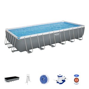 Piscina <span class=keywords><strong>Bestway</strong></span> 56474 de 7.32m X 3.66m X 1.32m, Fabricante de Primera Calidad, Estructura Metálica Independiente <span class=keywords><strong>Grande</strong></span> - Product Image 2