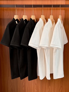 <span class=keywords><strong>Polo</strong></span> con colletto ribaltabile da uomo a maniche corte 2025 estate nuovo stile con colletto Top di tendenza <span class=keywords><strong>Slim</strong></span> <span class=keywords><strong>Fit</strong></span> bella t-Shirt Casual High-end - Product Image 2