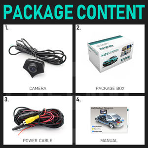 GreenYi coche Vista frontal logotipo cámara para Mazda 2 3 5 6 CX-7 CX-9 CX-5 8 aparcamiento SISTEMA DE ASISTENCIA mini cámara de visión nocturna - Product Image 5