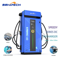 HMhipech Nouvelle Génération de Chargeurs Rapides DC pour Véhicules Électriques 60-180kW, Protection IP55, Interface Multi-Protocoles OCPP 1.6 JSON, THUNDER 120