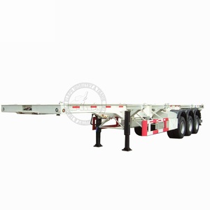 Лидер продаж, б/у 3-осный контейнерный каркас, шасси, полуприцеп, прицеп, контейнерное шасси CMIC - Product Image 1