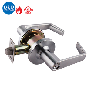 Chất Lượng Tốt UL Hợp Kim Kẽm ANSI Lớp 2 An Toàn Cháy Đánh Giá Nhập Cảnh Trong Nhà Hình Ống Cửa Xử Lý Lockset - Product Image 1