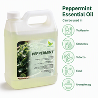 Huile essentielle de menthe poivrée fraîche pour diffuseur d'aromathérapie, fabrication de savon, soins de la peau et parfum d'ambiance, vente en gros