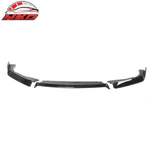 Front Bumper <b>Lip</b> For Honda Accord 2018-2021 10th Gen IKON V3 3PCS PP <b>Gloss</b> Black Diffuser Chin Guard Protector - Product Image 5