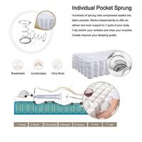 Matelas Queen pliable compressé sous vide avec noyau en mousse respirant et surface en tissu peluche