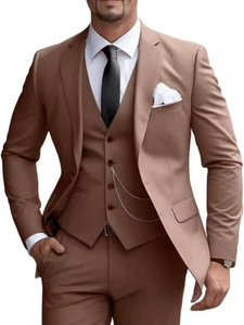 Costume <span class=keywords><strong>Homme</strong></span> de Luxe Sur Mesure Gris, Slim Fit, pour <span class=keywords><strong>Mariage</strong></span>, 3 Pièces (Veste, Pantalon et Gilet) - Product Image 2