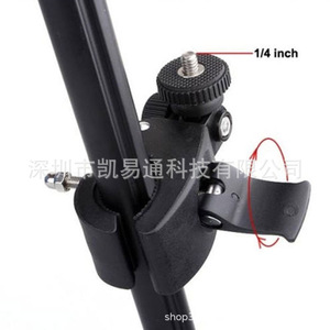 <b>Clamp</b> Mount Camera Tripod Holder <b>Quick</b> Release Plastic Bike Mount 180 Degree Adjustable - Product Image 5