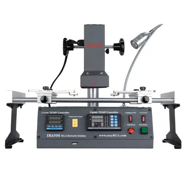 ACHI IR6500 Infrared BGA Soldering Rework Station 220V Mobile Phone PCB Motherboard Chip Repair System Refurbished Welding