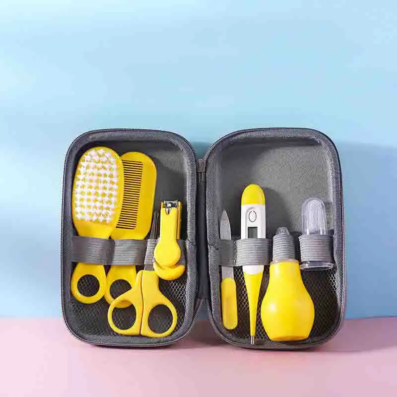 Original Supplier Hot Sell 8Pcs Baby Nail Cutter Care Kit Set Baby Health Care Kits