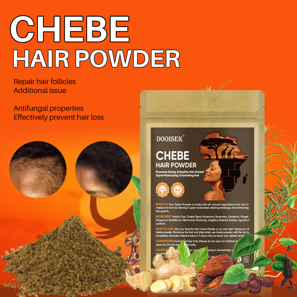 Polvo del pelo del chebe