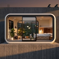 Maison conteneur préfabriquée Apple Cabin de 30 pieds pour hôtel, villa extérieure, bureau modulaire avec toilettes
