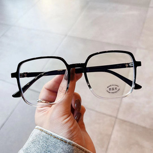 Nuevas Gafas TR90 con Filtro de Luz Azul para Mujer, Montura Cuadrada Grande, Estilo Retro, Sin Graduación, Montura Completa, Lentes de PC - Product Image 5