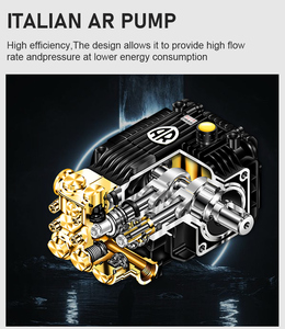 เครื่องยนต์เบนซิน AR Italy 27 แรงม้า แบบสองสูบ พร้อมปั๊มแบบเพลาข้อเหวี่ยง  แบบพกพา สำหรับรถเข็นทำความสะอาดฟาร์ม รุ่นใหม่ แบบสองสูบ เบนซิน - Product Image 4