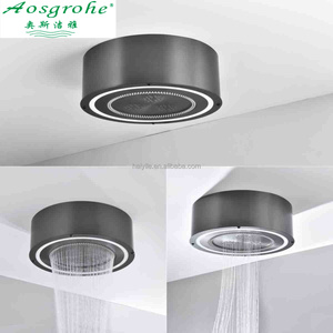 Ensemble de douche thermostatique <span class=keywords><strong>moderne</strong></span> LED à 3 fonctions rondes, pluie, <span class=keywords><strong>danse</strong></span> pour hôtel, robinet de douche dissimulé en laiton pour salle de bain et plafond - Product Image 2