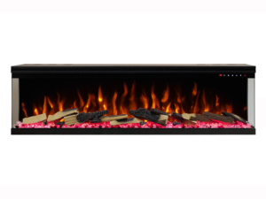 <span class=keywords><strong>Chimenea</strong></span> Eléctrica <span class=keywords><strong>Rectangular</strong></span> 3D con Panel Táctil y Control Remoto, 6 Colores de Llama Intercambiables, Decoración para el Hogar - Product Image 1