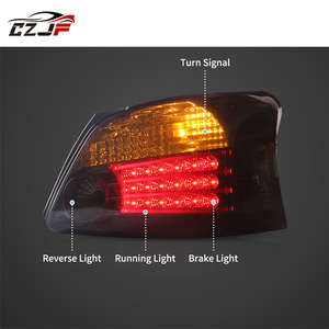 Feux arrière à LED avec clignotant ambré pour Vios <span class=keywords><strong>Yaris</strong></span> 2Th Gen Ncp93 <span class=keywords><strong>Sedan</strong></span> <span class=keywords><strong>2005</strong></span> 2006 2007 2008 2009 2010 2011 2012 2013 - Product Image 2