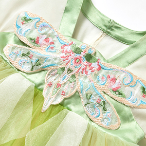 Ensemble <span class=keywords><strong>de</strong></span> costumes <span class=keywords><strong>de</strong></span> danse Hanfu <span class=keywords><strong>de</strong></span> princesse pour filles, enfants, en polyester, pour les fêtes et les spectacles - Product Image 3