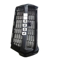 Grille avant avec Led pour 2021Toyota pour Hilux HILUX/REVO Radiateur Garde LED Grille Voiture Accessoire Extérieur