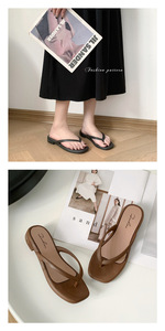 Sandalias Heli Shark <span class=keywords><strong>de</strong></span> Verano para Mujer, con Punta Cuadrada, <span class=keywords><strong>Chanclas</strong></span> Casuales para Exteriores, Elegantes, <span class=keywords><strong>de</strong></span> Suela Plana, <span class=keywords><strong>de</strong></span> PVC, para Interiores y Hogar - Product Image 6