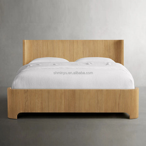 Chất Lượng Cao Rắn Sồi Khung Giường Reed Được Thiết Kế Hiện Đại Phong Cách Pháp Cho Phòng Ngủ Đôi Hoặc Nữ Hoàng Kích Thước Cho Nhà Sử Dụng - Product Image 6