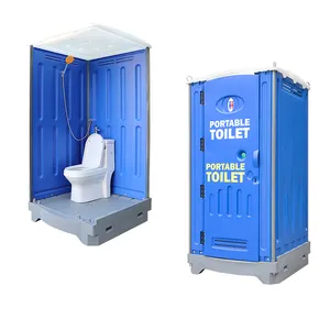 Toppla中国hdpe户外移动全塑料淋浴单元便携式浴室便携式卫生间淋浴和卫生间小屋便携式