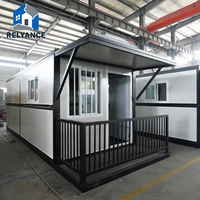 Conteneur préfabriqué modulaire démontable Relyance Site, structure galvanisée épaisse, isolé, étanche, entièrement électrique