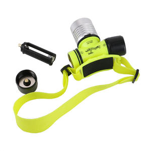 Lampe frontale de plongée étanche IP68, haute luminosité, LED ultra-lumineuse, lampe frontale sous-marine pour la plongée, le snorkeling et la pêche - Product Image 4