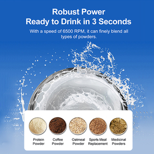 Nuevo plástico Tritan sin BPA, respetuoso con el medio ambiente, deporte, Fitness, proteína de suero en polvo, botella agitadora eléctrica de auto-agitación automática - Product Image 5