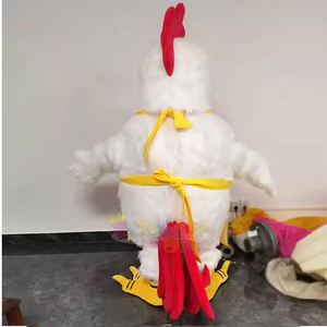 Costume de mascotte de poulet personnalisé à double style pour adultes, super-héros/poule mignonne, déguisement pour la publicité de marque et <span class=keywords><strong>les</strong></span> événements commerciaux - Product Image 6