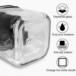 Barattolo per condimenti contenitore per spezie con coperchi e cucchiai in acciaio inossidabile 304 contenitori in vetro vasi per condimenti contenitore per <span class=keywords><strong>sale</strong></span> <span class=keywords><strong>zucchero</strong></span> B - Product Image 6