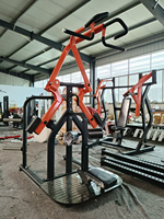Machine à pullover latéral à charge libre SK Commercial avec coussinets de protection des coudes pour l'entraînement de la force du dos, équipement de gym certifié CE