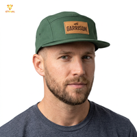 5% de descuento Gorra Trucker Snapback de 7 Paneles Personalizada de Algodón y Malla Plana Unisex para Exteriores