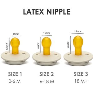 2025, el juguete calmante infantil más vendido, pezón de látex suave, anticólicos orificio de ventilación, chupete de látex Natural sin BPA para recién nacidos - Product Image 3