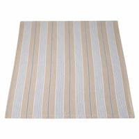 Serviette de table tissée à rayures bleues teintes dans la masse, avec bandes multirayures, pour hôtel, restaurant, café, taille personnalisée